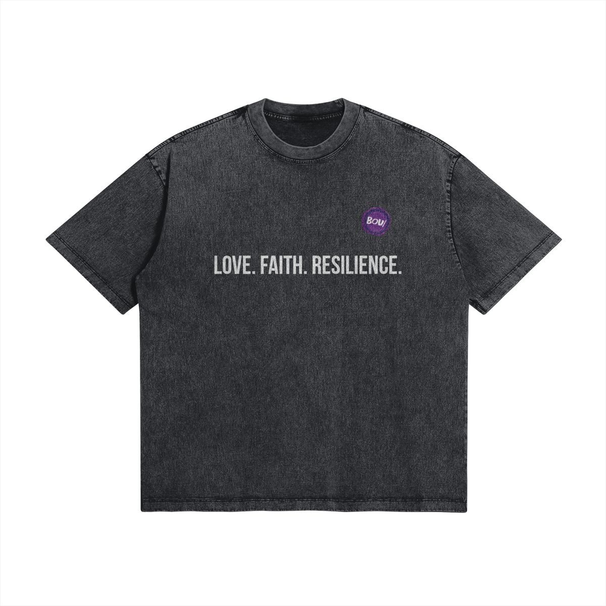 Love. Faith. Resilience. The Classic Tee (Oversized)