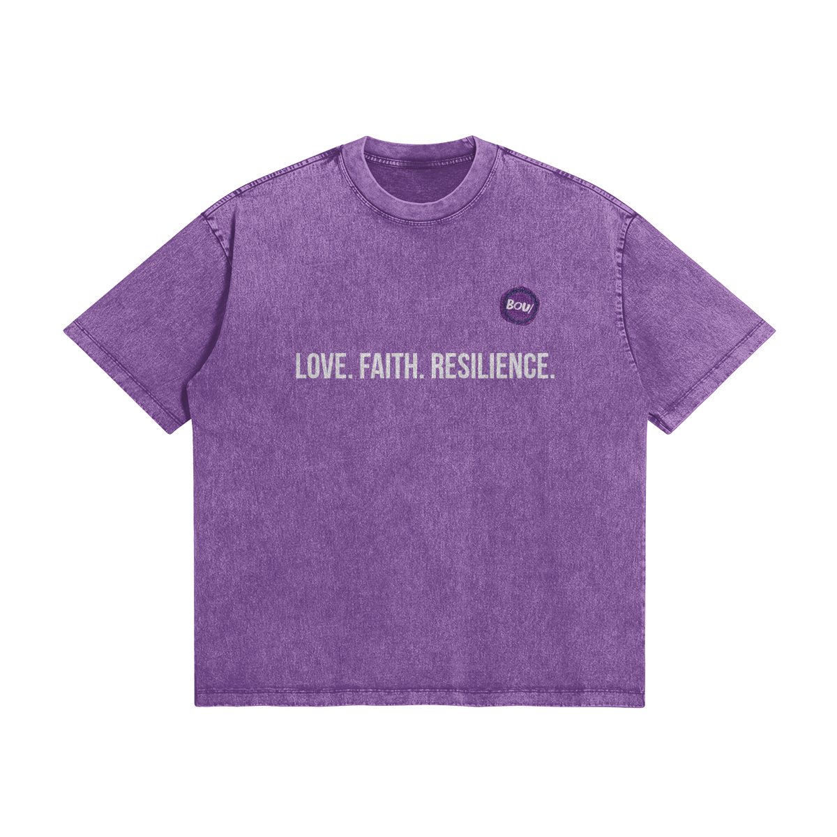 Love. Faith. Resilience. The Classic Tee (Oversized)