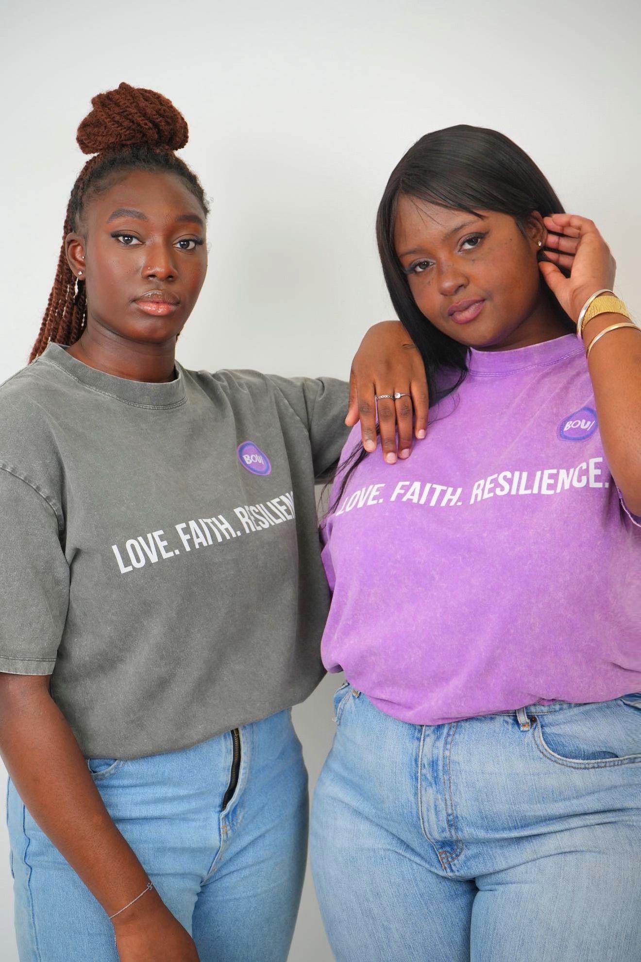 Love. Faith. Resilience. The Classic Tee (Oversized)