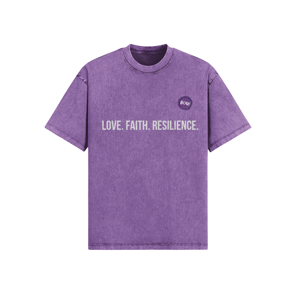 Love. Faith. Resilience. The Classic Tee (Oversized)